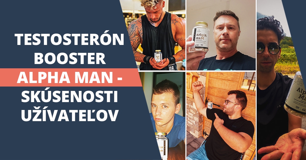 Testosterón booster Alpha Man - recenzie užívateľov